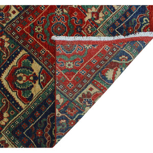 Aria Fine Chobi Reggie Red/Blue Soft Area Rug