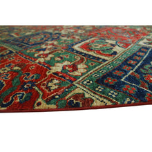 Aria Fine Chobi Reggie Red/Blue Soft Area Rug