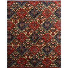 Aria Fine Chobi Reggie Red/Blue Soft Area Rug