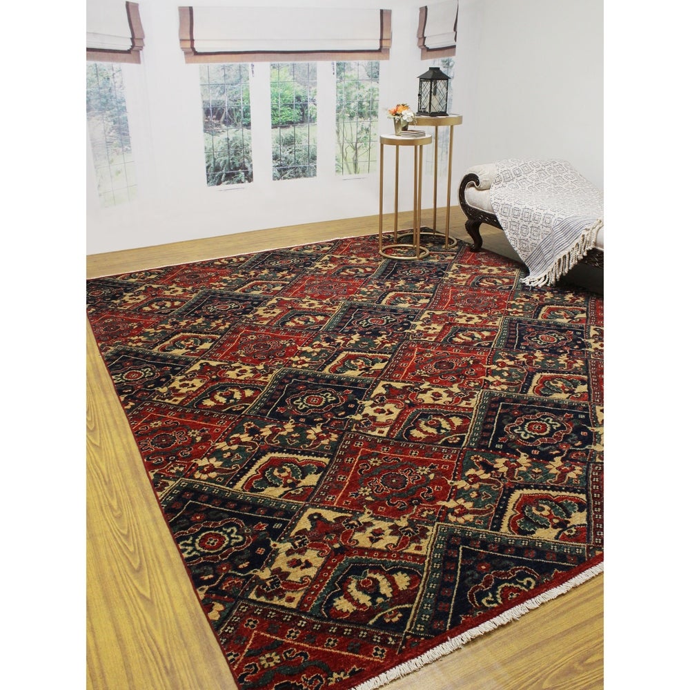 Aria Fine Chobi Reggie Red/Blue Soft Area Rug