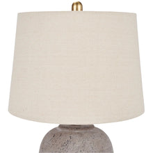 Nourison 23" Unglazed Ceramic Jar Table Lamp