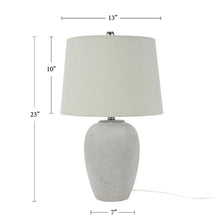 Nourison 23" Unglazed Ceramic Jar Table Lamp