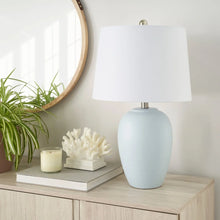 Nourison 23" Unglazed Ceramic Jar Table Lamp