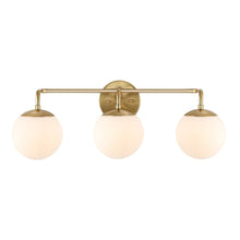 Orleans Parisian Globe Metal/Frosted Glass Modern Contemporary LED Vanity, by JONATHAN Y