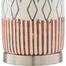 Othello Moroccan Painted Ceramic 21-inch Table Lamp