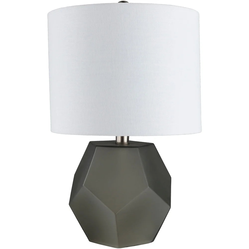 Otsu 17 in. Charcoal Modern Table Lamp - 17