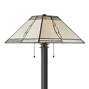 Parkdale Tiffany Floor Lamp - Tiffany Bronze