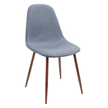Pebble Mid-Century Modern Upholstered Accent / Dining Chair (Set of 2)