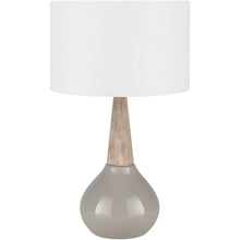 Peregrine 18.75 in. Gray Modern Table Lamp