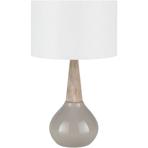 Peregrine 18.75 in. Gray Modern Table Lamp