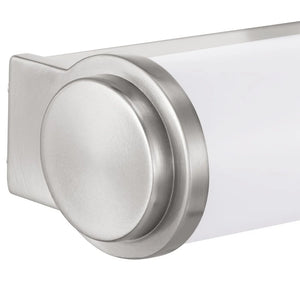 Phase 1.2 LED Collection 36" Brushed Nickel White Shade Modern Bath Vanity Light