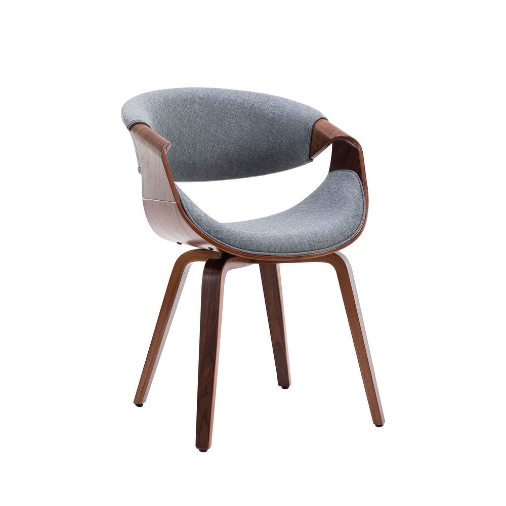 Porthos Home Abi Dining Chair, Fabric Upholstery, Bentwood Legs