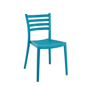 Porthos Home Faro Dining Chairs Set Of 2, PP Plastic, Stackable Design