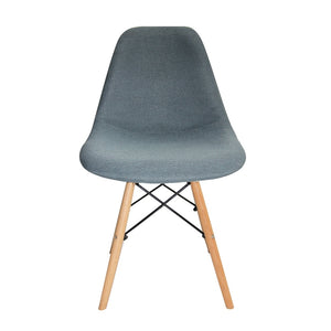 Porthos Home Haig Modern Dining Chairs, Fabric & Beech Wood, Set of 2