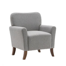 Porthos Home Inia Accent Chair, Fabric, Flared Armrests, Wooden Legs