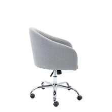 Porthos Home Kash Home Office Desk Chair, Round Back, Linen Fabric