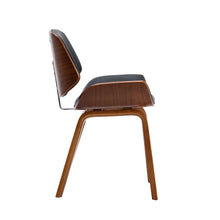 Porthos Home Keil Dining Chair, PU or Fabric Upholstery, Bentwood Legs