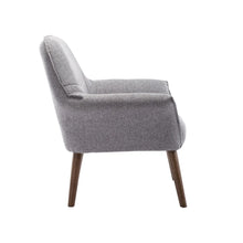Porthos Home Llya Accent Chair, Fabric Upholstery, Rubberwood Legs