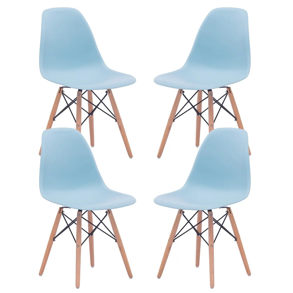 Porthos Home Mid-century Style DSW Modern Dining Chair,Set of 4