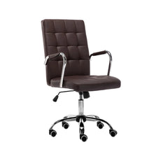 Porthos Home Nader Tufted Faux Leather Swivel Office Chair
