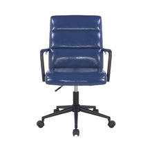 Porthos Home Pei Office Chair, Tufted PU Leather, Steel Swivel Base