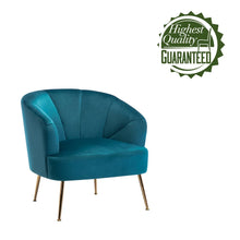 Porthos Home Skye Tufted Velvet Chrome Leg Accent Chair