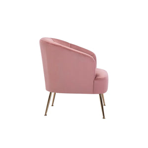 Porthos Home Skye Tufted Velvet Chrome Leg Accent Chair