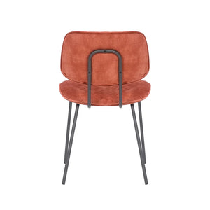 Porthos Home Taci Dining Chairs Set Of 2, Velvet Upholstery, Iron Legs