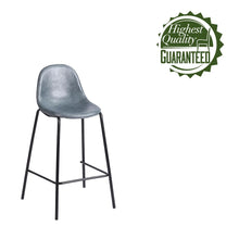 Porthos Home Tave Counter Stools Set Of 2, PU Leather Upholstery, Iron Legs