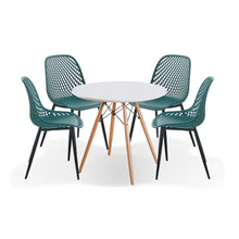 Porthos Home Vita 5-piece Dining Set, 1 Table And 4 Stackable Chairs