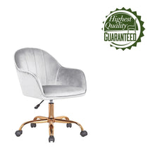 Porthos Home Xenos Swivel Velvet Office Task Chair