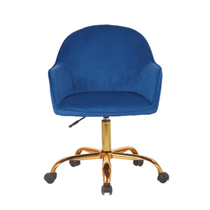 Porthos Home Xenos Swivel Velvet Office Task Chair