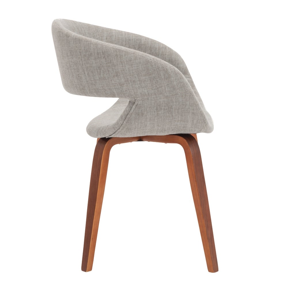 Porthos Homes Mid-century Style Dining Chair With Fabric Upholstery