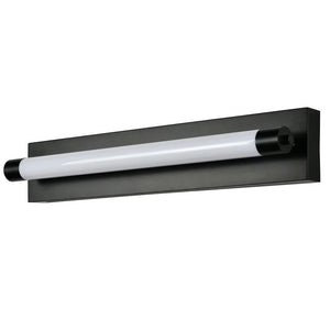 Procyon 24" Integrated LED ADA Compliant Bathroom Lighting Fixture in Black - 4.25