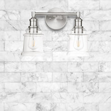 Prominence Home Eaton Ridge, Vanity Light, Brushed Nickel - Brushed Nickel