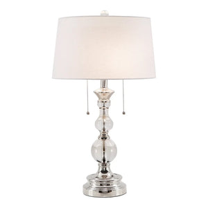 Quinn Crystal Mercury Base 2-light Accent Table Lamp by iNSPIRE Q Bold