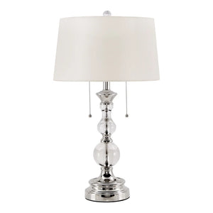 Quinn Crystal Mercury Base 2-light Accent Table Lamp by iNSPIRE Q Bold