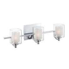 Strick & Bolton Lawless 3-light Steel Bath Fixture