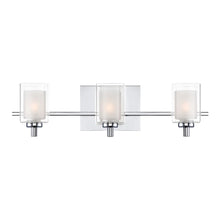 Strick & Bolton Lawless 3-light Steel Bath Fixture