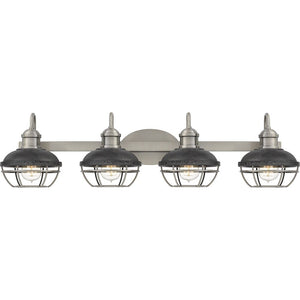 Carbon Loft Chadha Antique Polished Nickel 4-light Bath Light