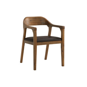 Rasmus Mid Century Wood Dining Arm Chair