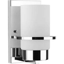 Reiss Collection One-Light Modern Farmhouse Polished Chrome Vanity Light - 5 in x 5.75 in x 7.87 in