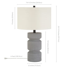Reyna Industrial Glam Table Lamp (Optional Finishes)