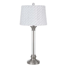 Ruston Brushed Steel Metal Table Lamp