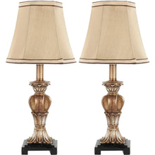 Lighting 17-inch August Gold Silky Table Lamp (Set of 2)