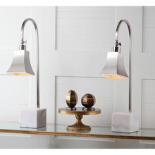 Lighting 26-inch Charley Marble Desk Lamp (Set of 2) - 10.5"x5"x26"