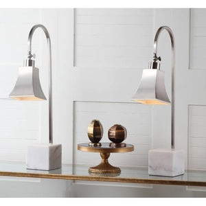 Lighting 26-inch Charley Marble Desk Lamp (Set of 2) - 10.5"x5"x26"