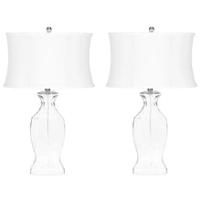 Lighting 27.5-inch Clear Glass Table Lamp (Set of 2) - 17"x12"x28"