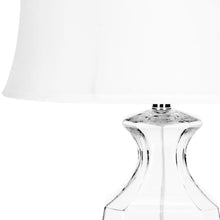 Lighting 27.5-inch Clear Glass Table Lamp (Set of 2) - 17"x12"x28"