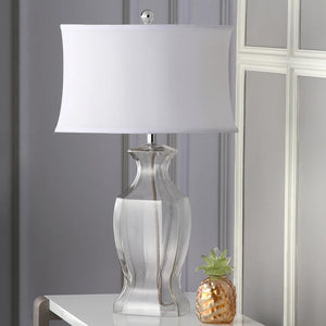 Lighting 27.5-inch Clear Glass Table Lamp (Set of 2) - 17"x12"x28"